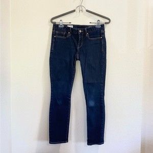 Gap Always Skinny 26P Dark Wash Jeans Petite Stretch Dressy Closet Staple